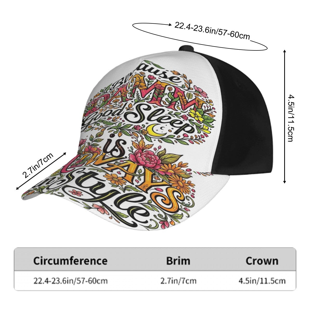 Because DAMM Good Sleep is ALWAYS in Style Baseball Cap