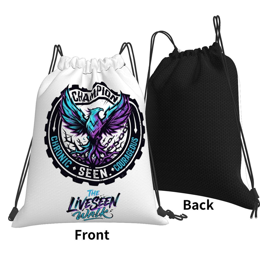 The LiveSeen Walk Draw String Back Bag