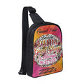 "Because DAMM Good Sleep is Always in Style - Flaunt Your ZZZs" Double Layer Cross Body Bag Chest Bag