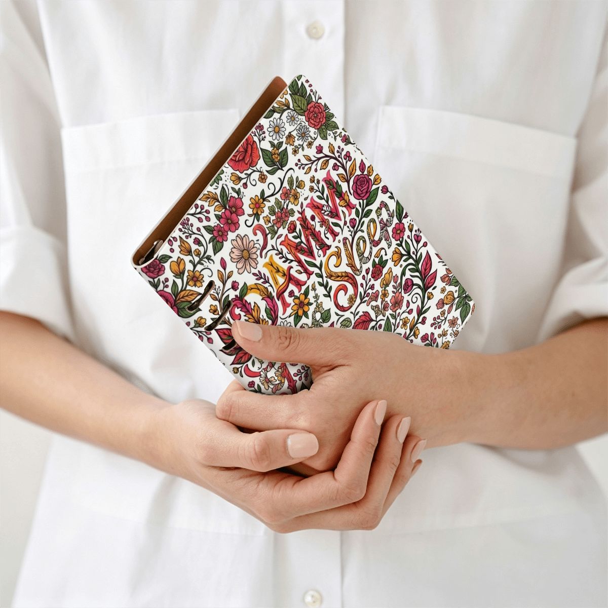 "DAMM Good Sleep" A5 Binder Notebook  PU Leather Refillable Journal