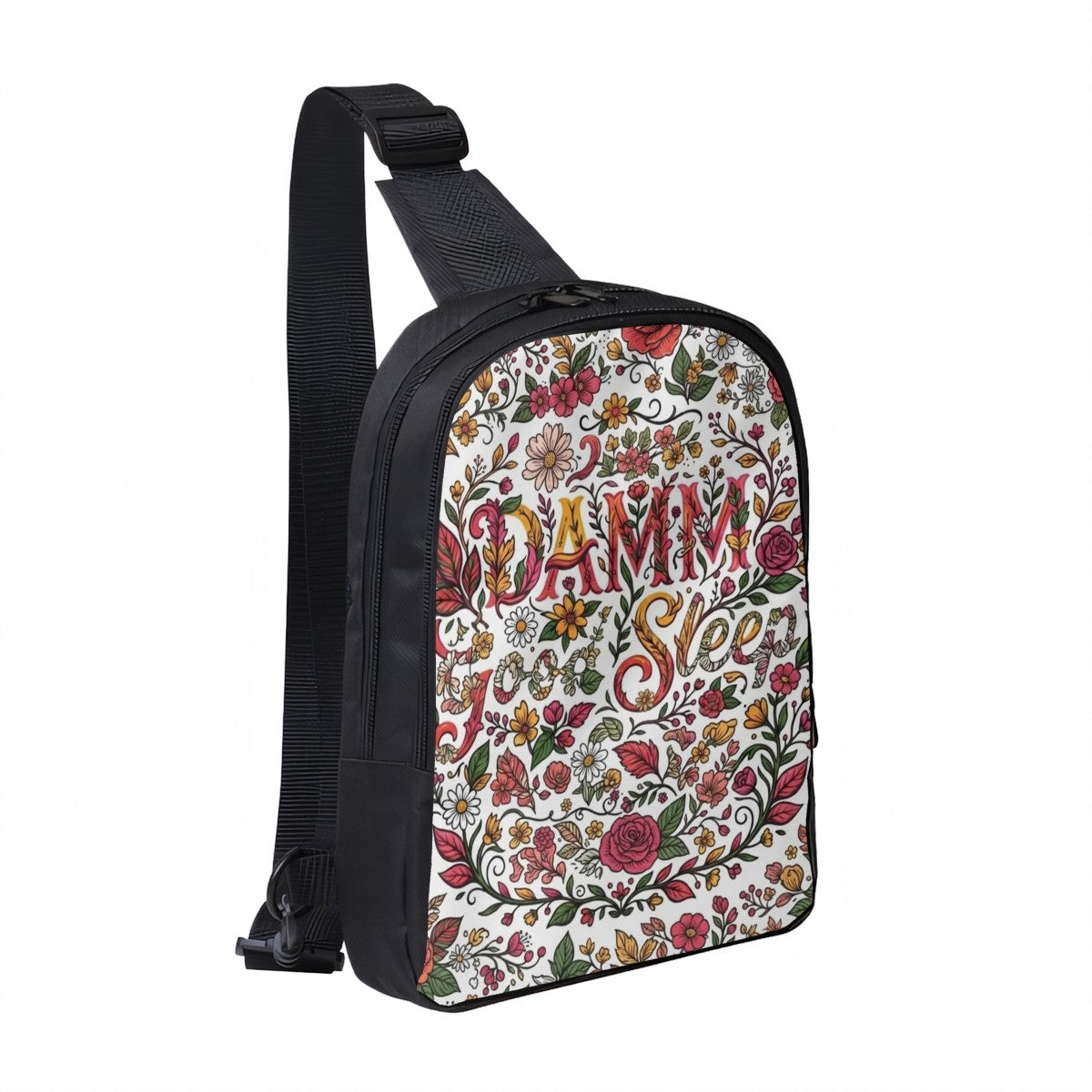 "DAMM Good Sleep" Double Layer Cross Body Bag Chest Bag