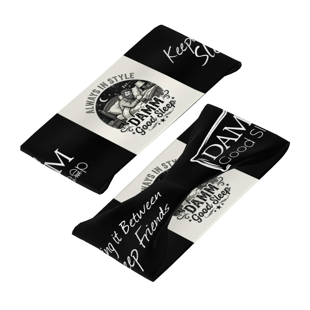 DAMM Good Sleep is Always in Style Men's Sports Headband Sweatband