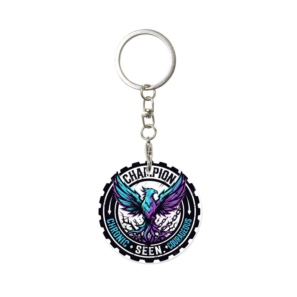 The LiveSeen Walk Round Metal Keychain