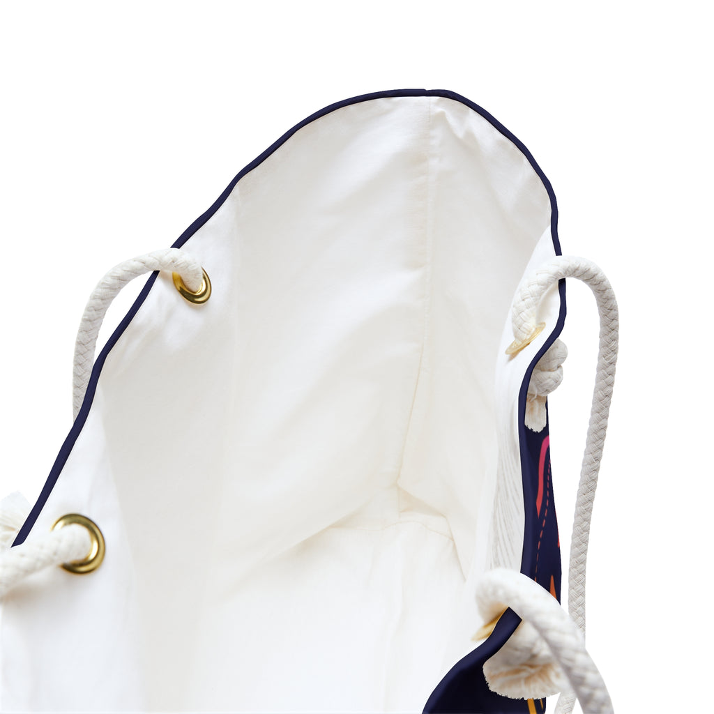 Weekender Bag - Navy 'Flaunt Your Zzzs' Travel Tote for Sleep & Relaxation (By DAMM Good Sleep)
