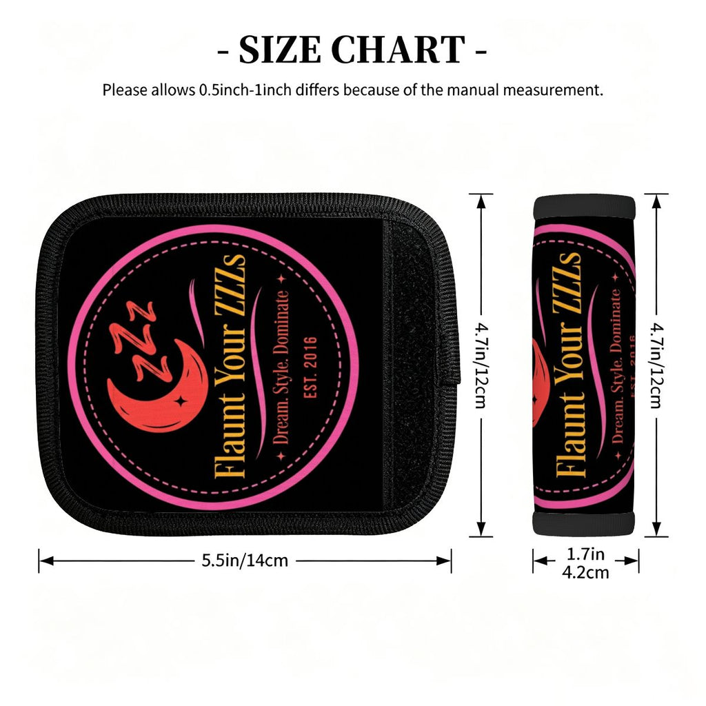 Flaunt Your ZZZs Luggage Handle Wrap Set of 2