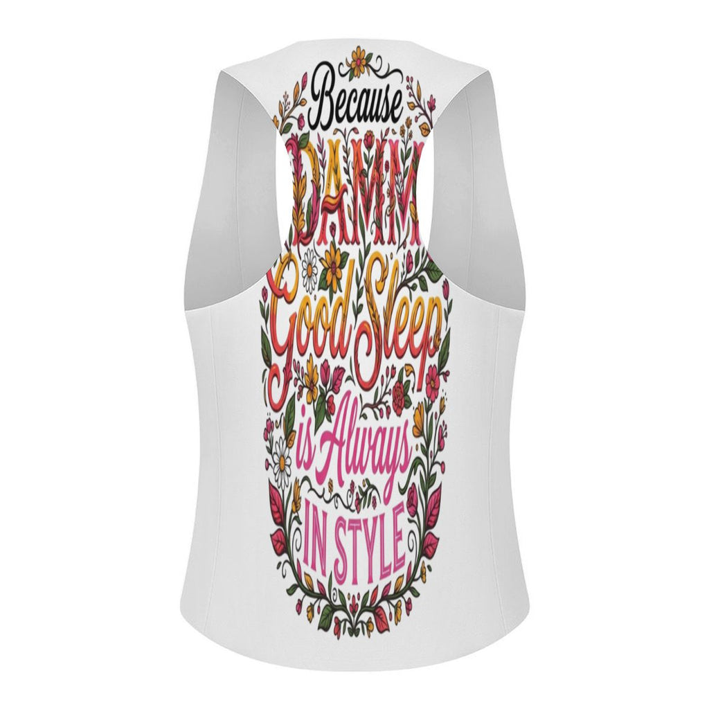 "DAMM Good Sleep is Always In Style" Women's Slim Fit Suit Vest