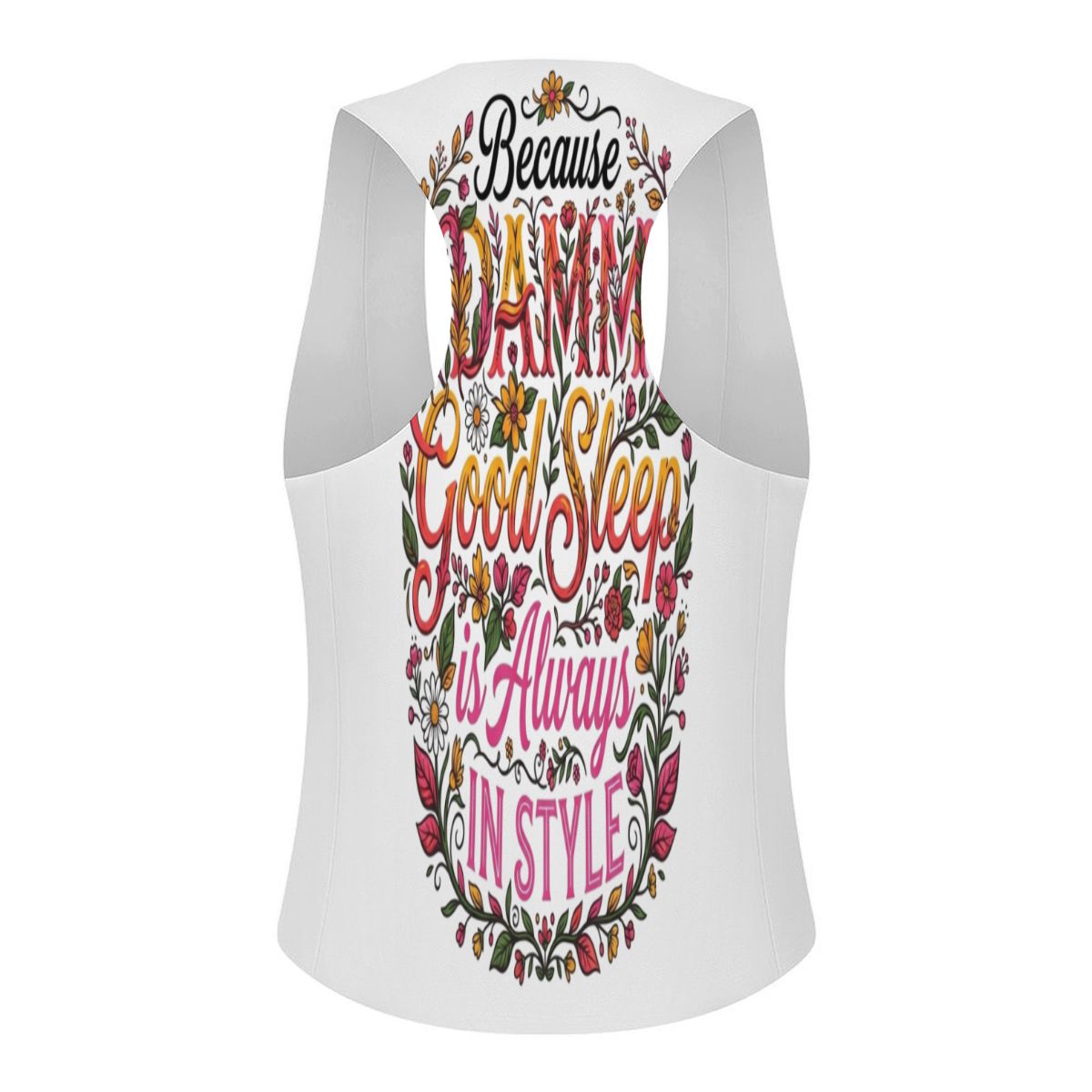 "DAMM Good Sleep is Always In Style" Women's Slim Fit Suit Vest
