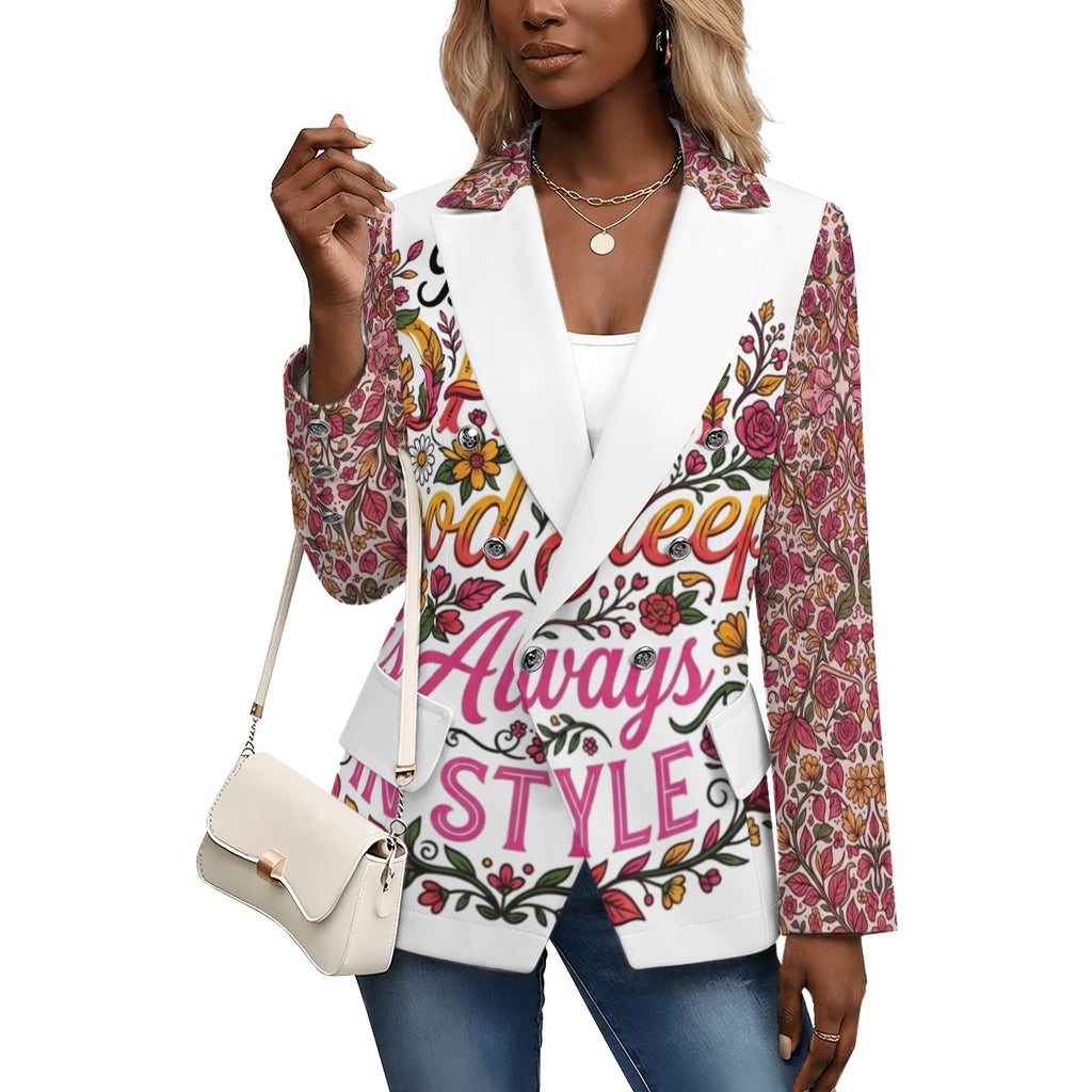 "DAMM Good Sleep is ALWAYS IN STYLE" Women's Casual Blazer
