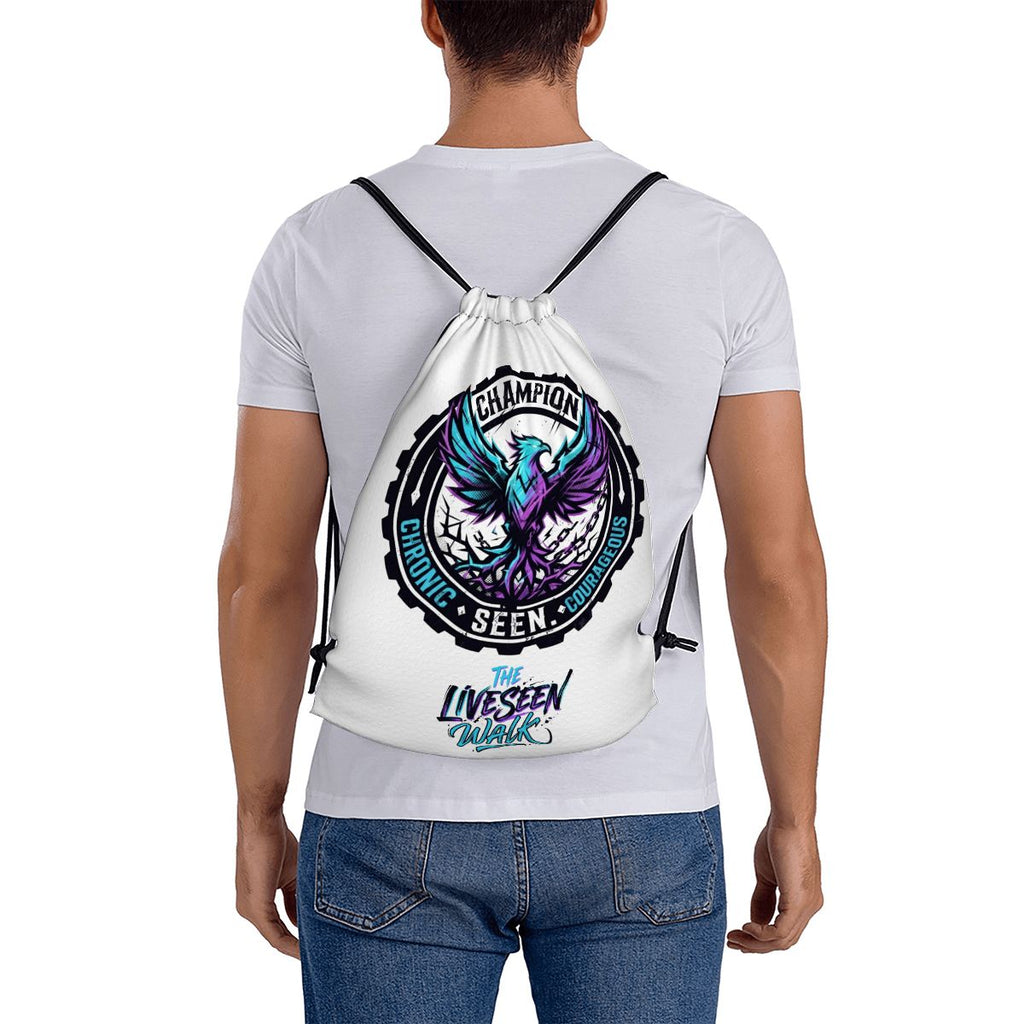 The LiveSeen Walk Draw String Back Bag