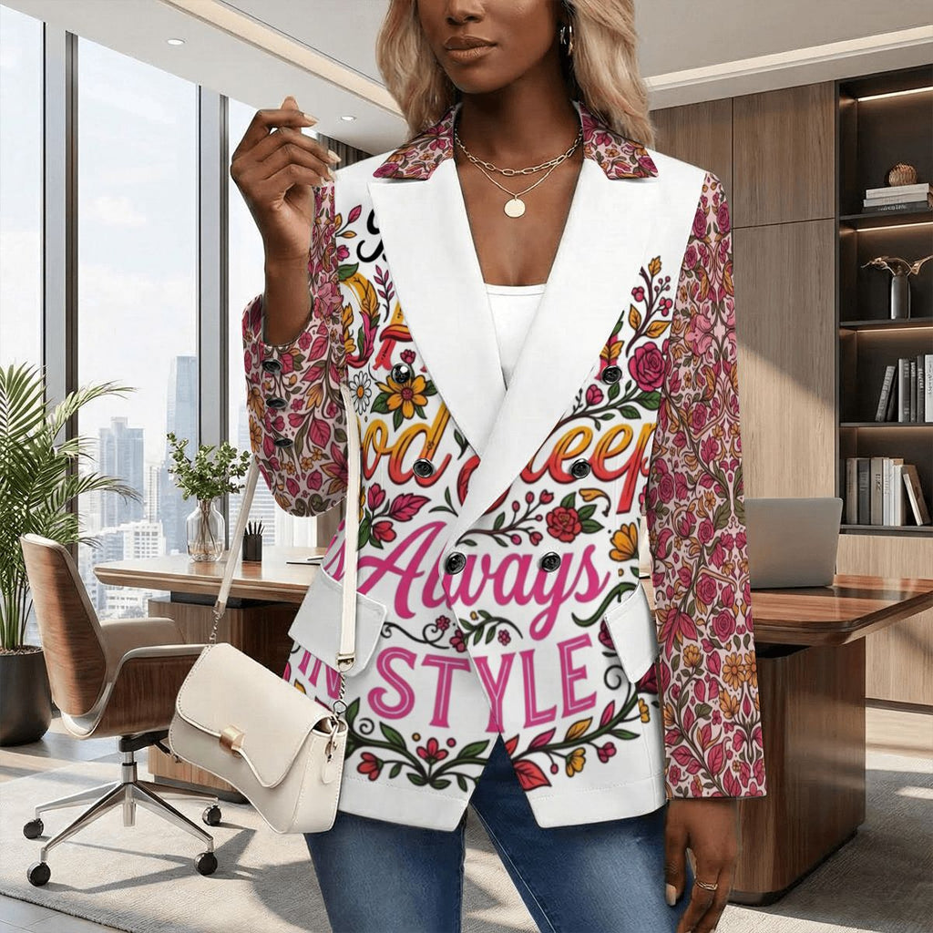 "DAMM Good Sleep is ALWAYS IN STYLE" Women's Casual Blazer