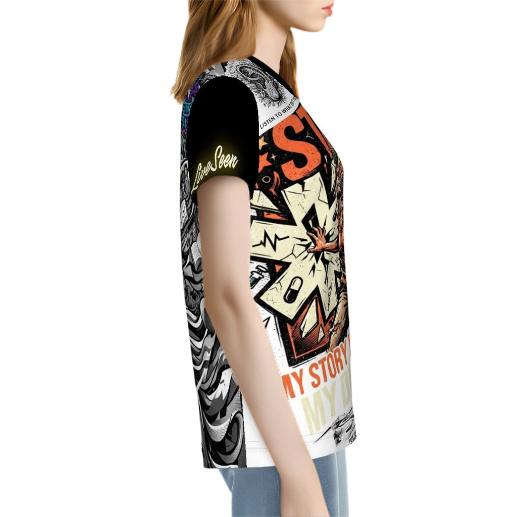 Chronic,Courageous,Seen. Women's Short Sleeve T-Shirt
