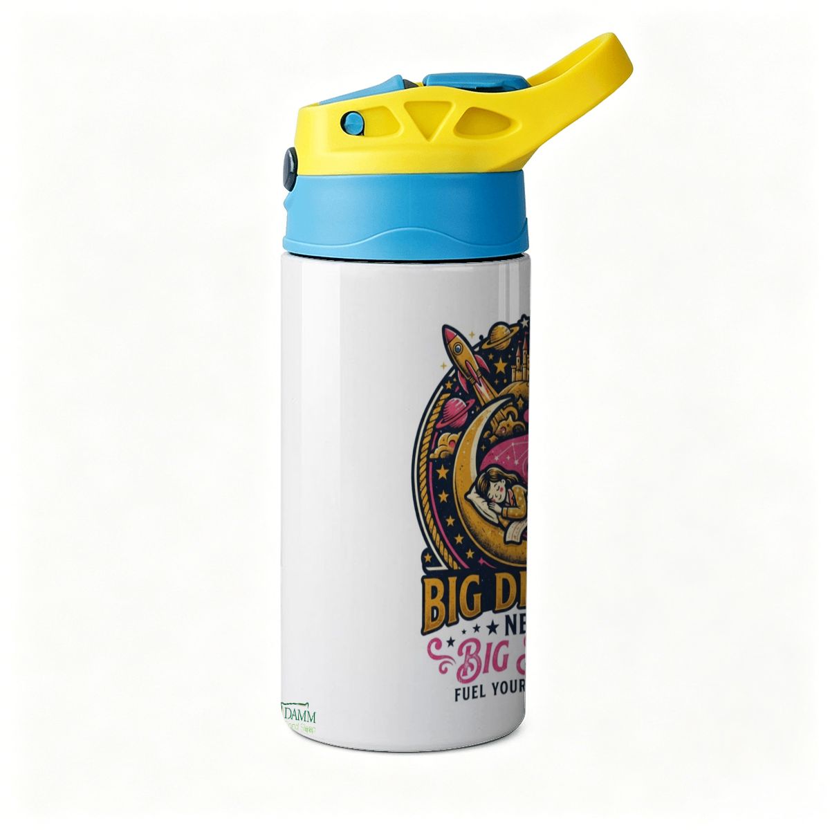 "Big Dreams Need Big Sleep" Kids Water Bottle