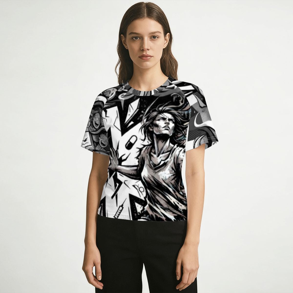 My Story is More than My Diagnosis Women's Raglan Slim Fit TShirt