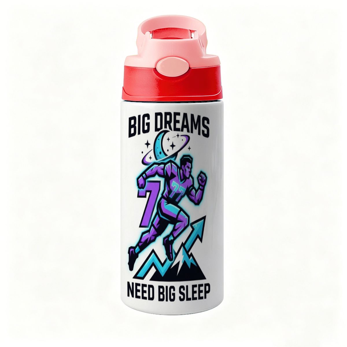 "Big Dreams Need Big Sleep" Kids Water Bottle