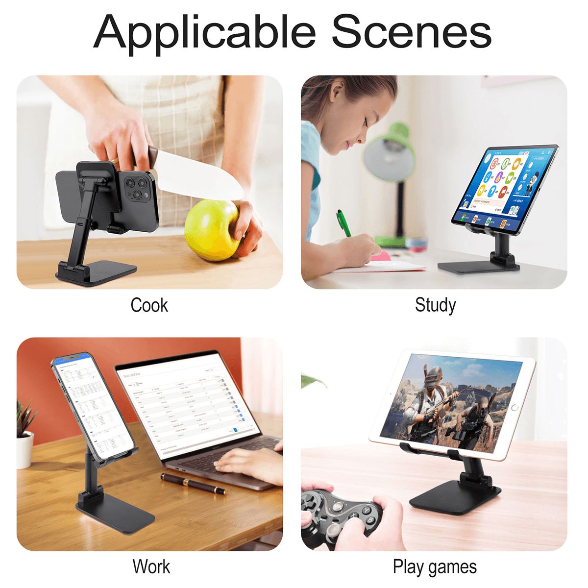 "Because DAMM Good Sleep is Always In Style" Foldable Phone Stand for Desk and Travel