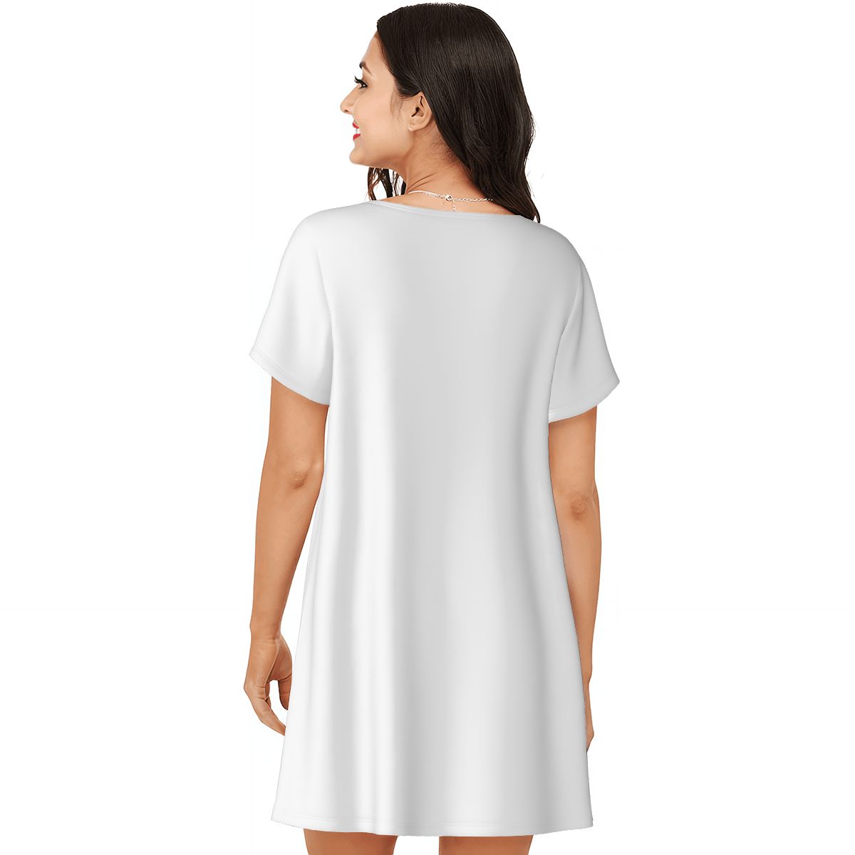 "My Brain has narcolepsy" Women's Loose Short Sleeve Nightgown