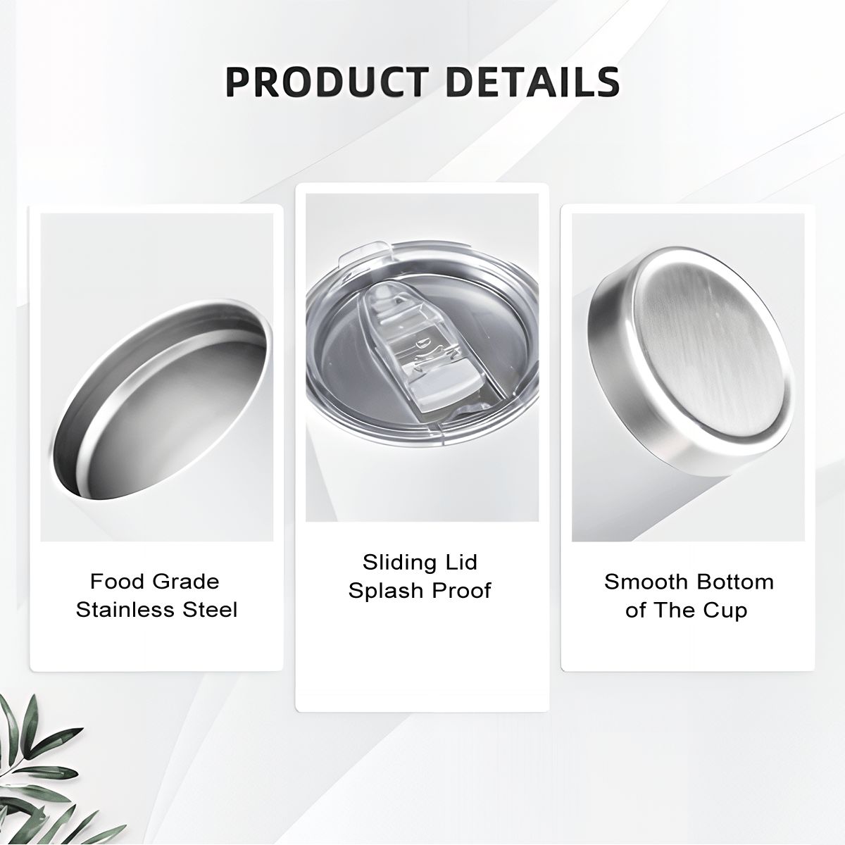 "Because DAMM Good Sleep is Always in Style" Travel Coffee Mug with Single Silver Edge (20oz)