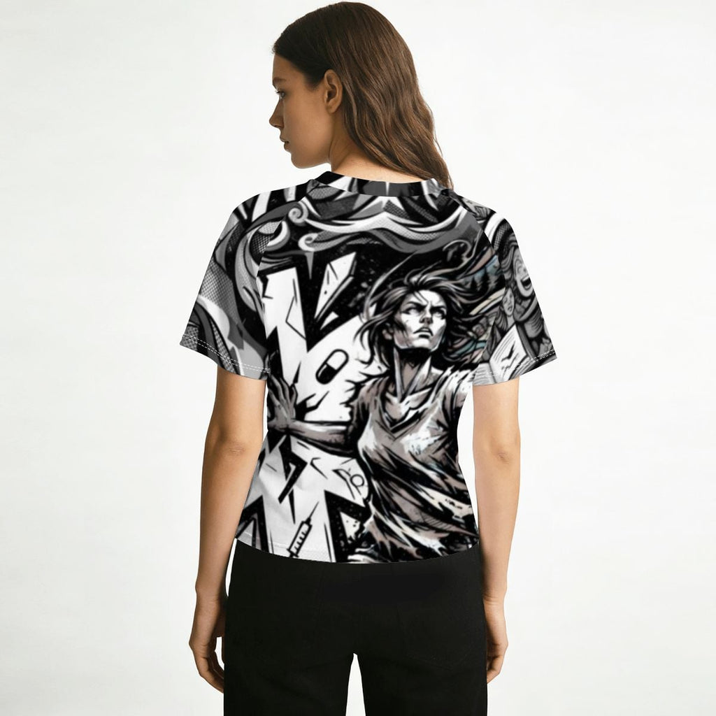 My Story is More than My Diagnosis Women's Raglan Slim Fit TShirt