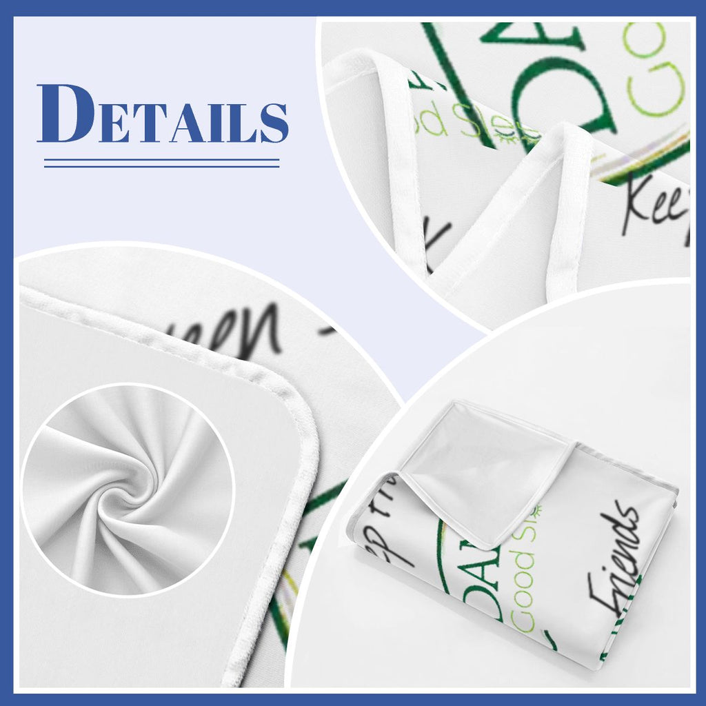 DAMM Good Sleep Cooling Silk Feel Blanket - Great for Travel