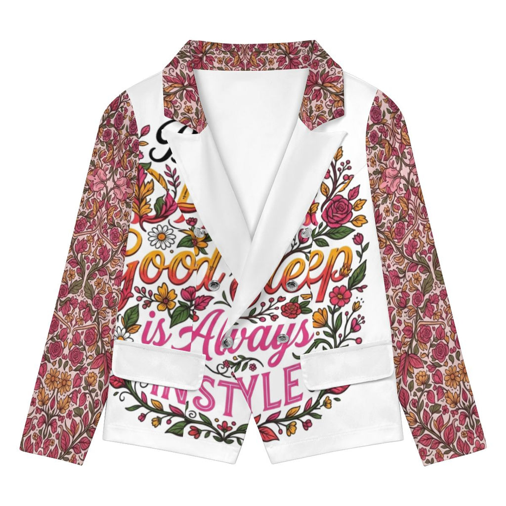 "DAMM Good Sleep is ALWAYS IN STYLE" Women's Casual Blazer