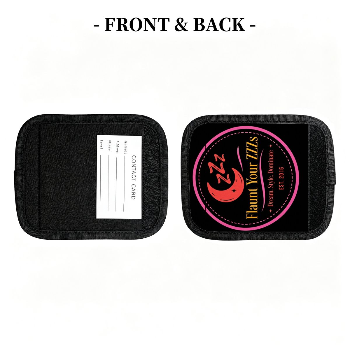 Flaunt Your ZZZs Luggage Handle Wrap Set of 2