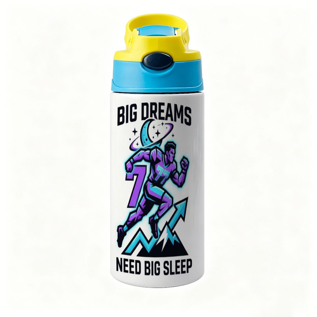 "Big Dreams Need Big Sleep" Kids Water Bottle
