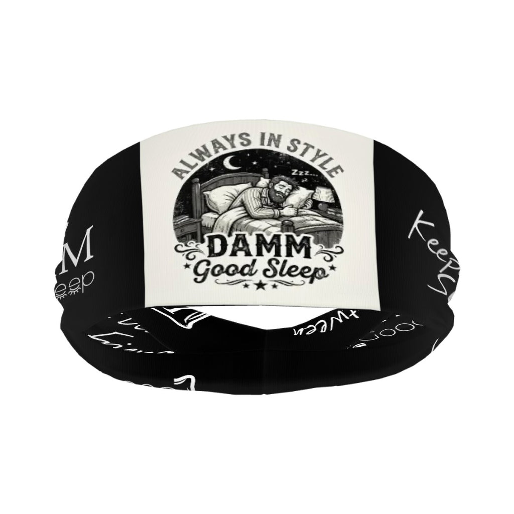 DAMM Good Sleep is Always in Style Men's Sports Headband Sweatband