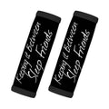 "Keeping it Between Sleep Friends" Luggage Handle Wrap Set of 2