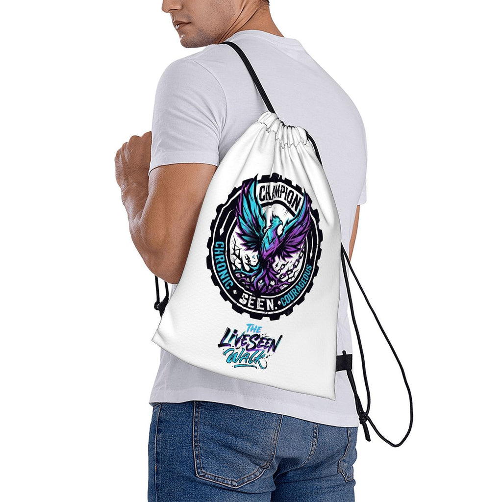 The LiveSeen Walk Draw String Back Bag