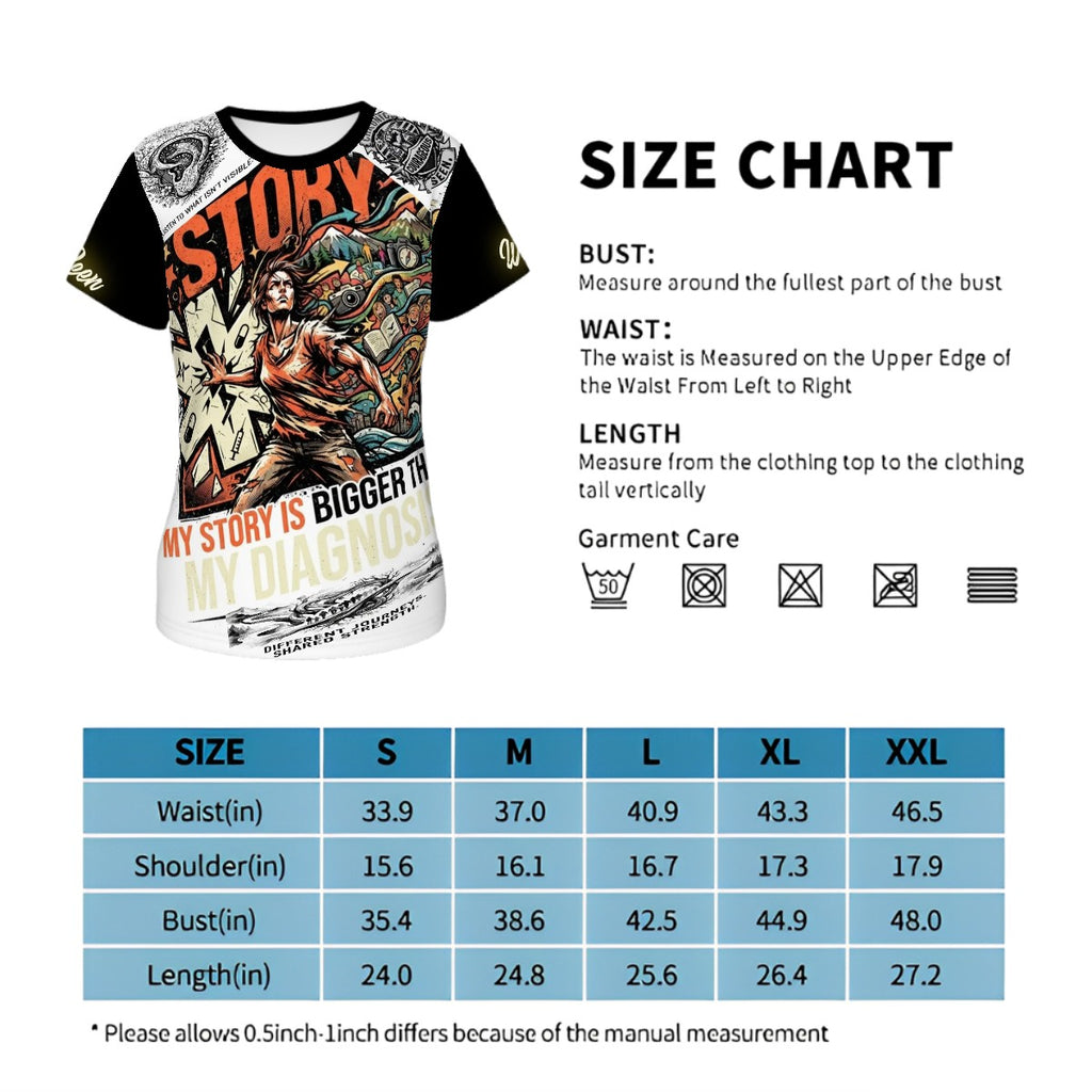 Chronic,Courageous,Seen. Women's Short Sleeve T-Shirt