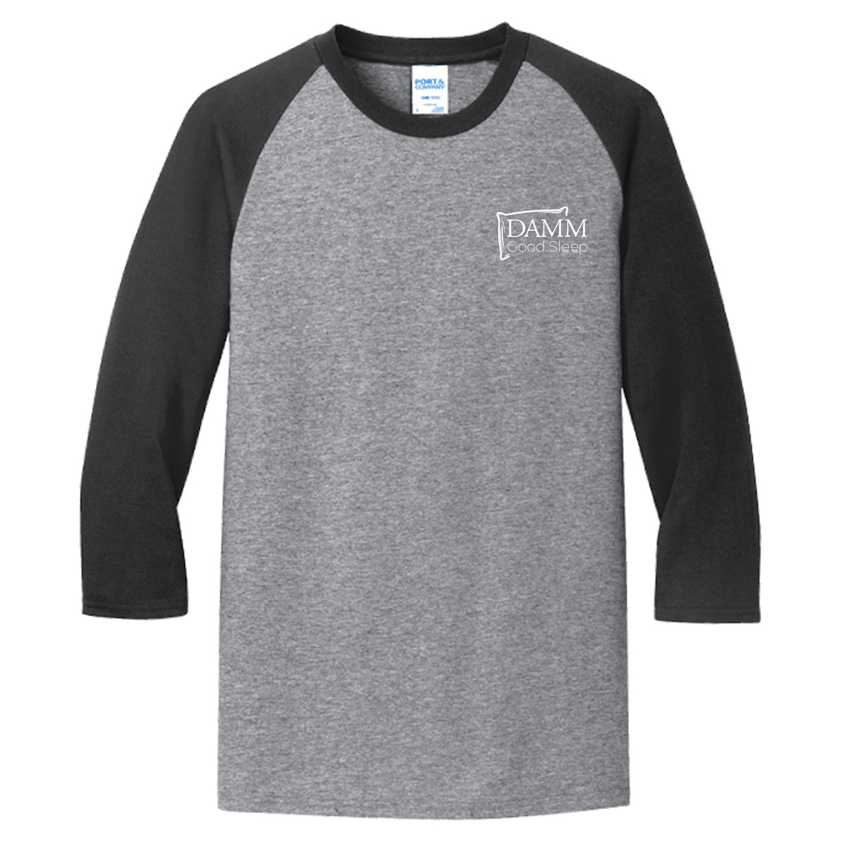 Athletic Heather/Jet Black - PC55RS - FRONT