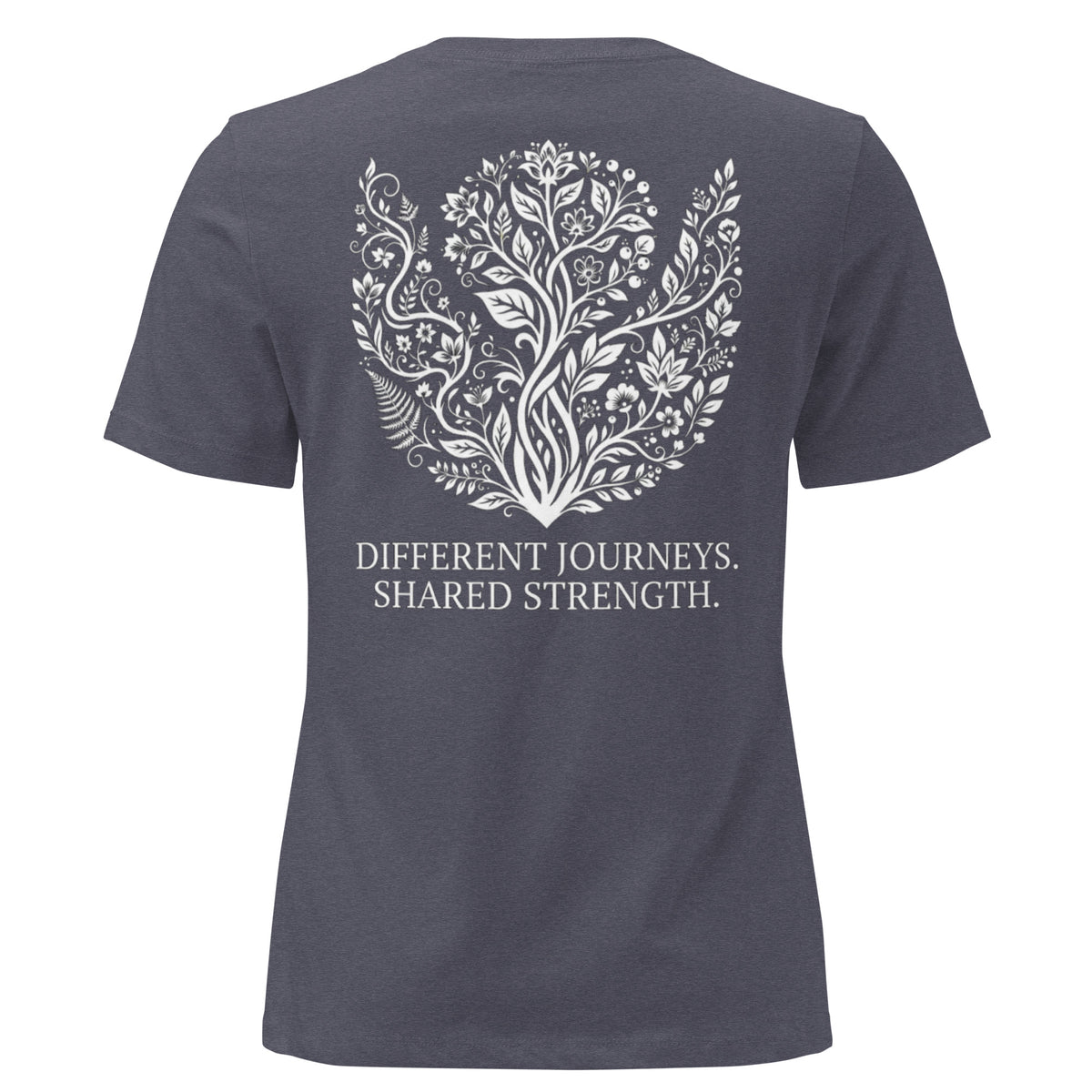 The LiveSeen Walk - Different Journeys Shared Strength Women's Relaxed T-Shirt