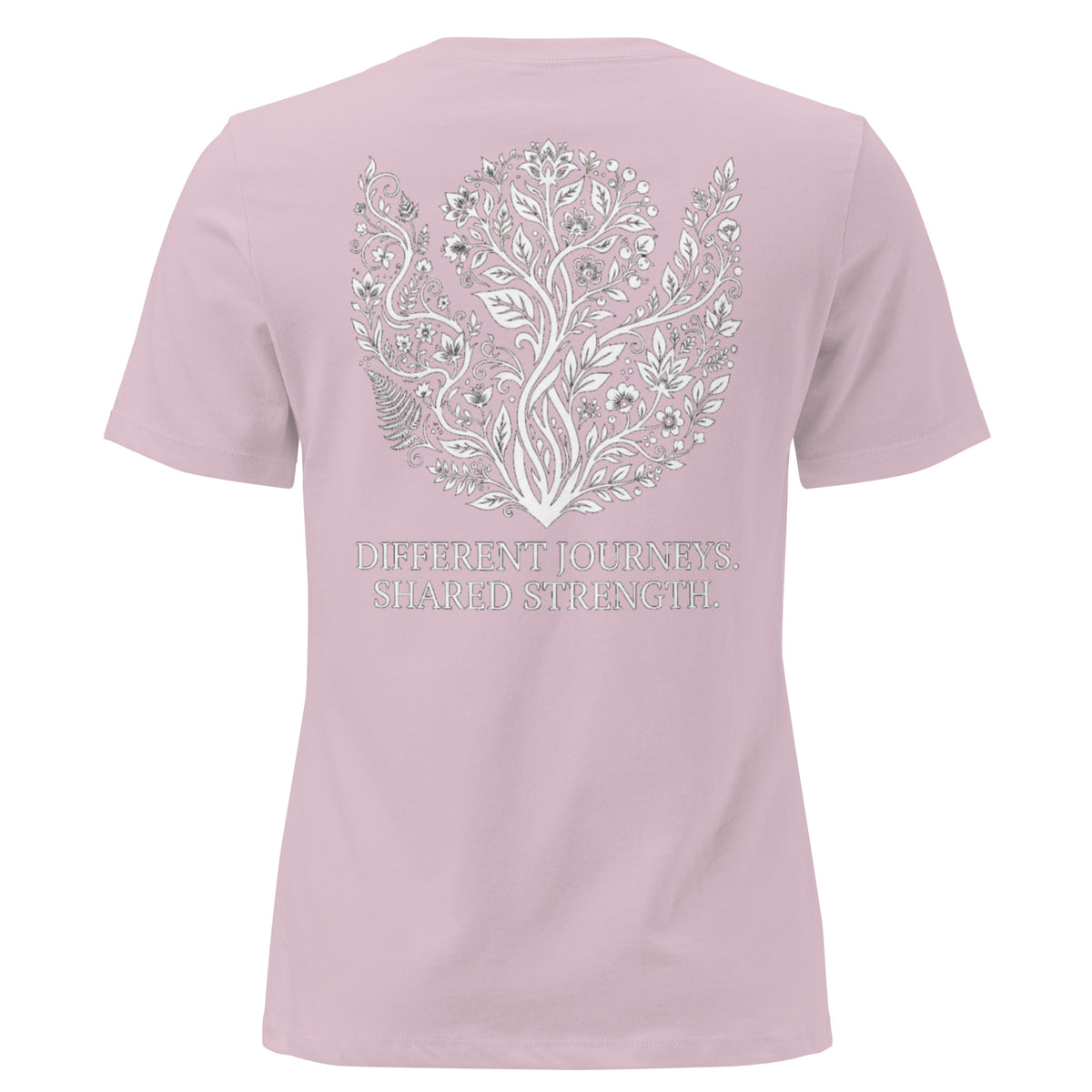 The LiveSeen Walk - Different Journeys Shared Strength Women's Relaxed T-Shirt