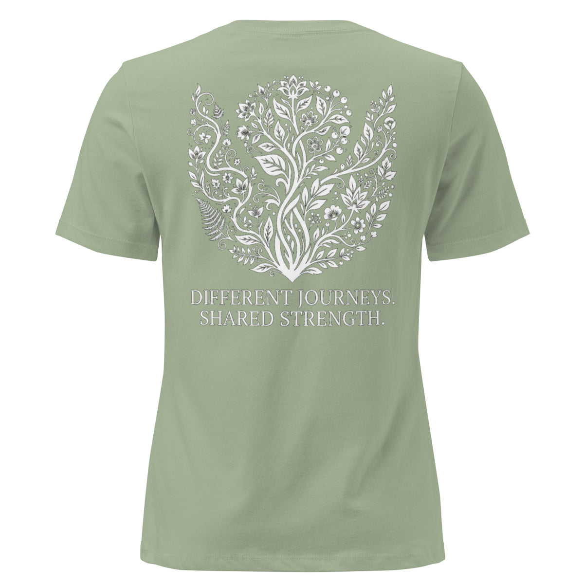 The LiveSeen Walk - Different Journeys Shared Strength Women's Relaxed T-Shirt